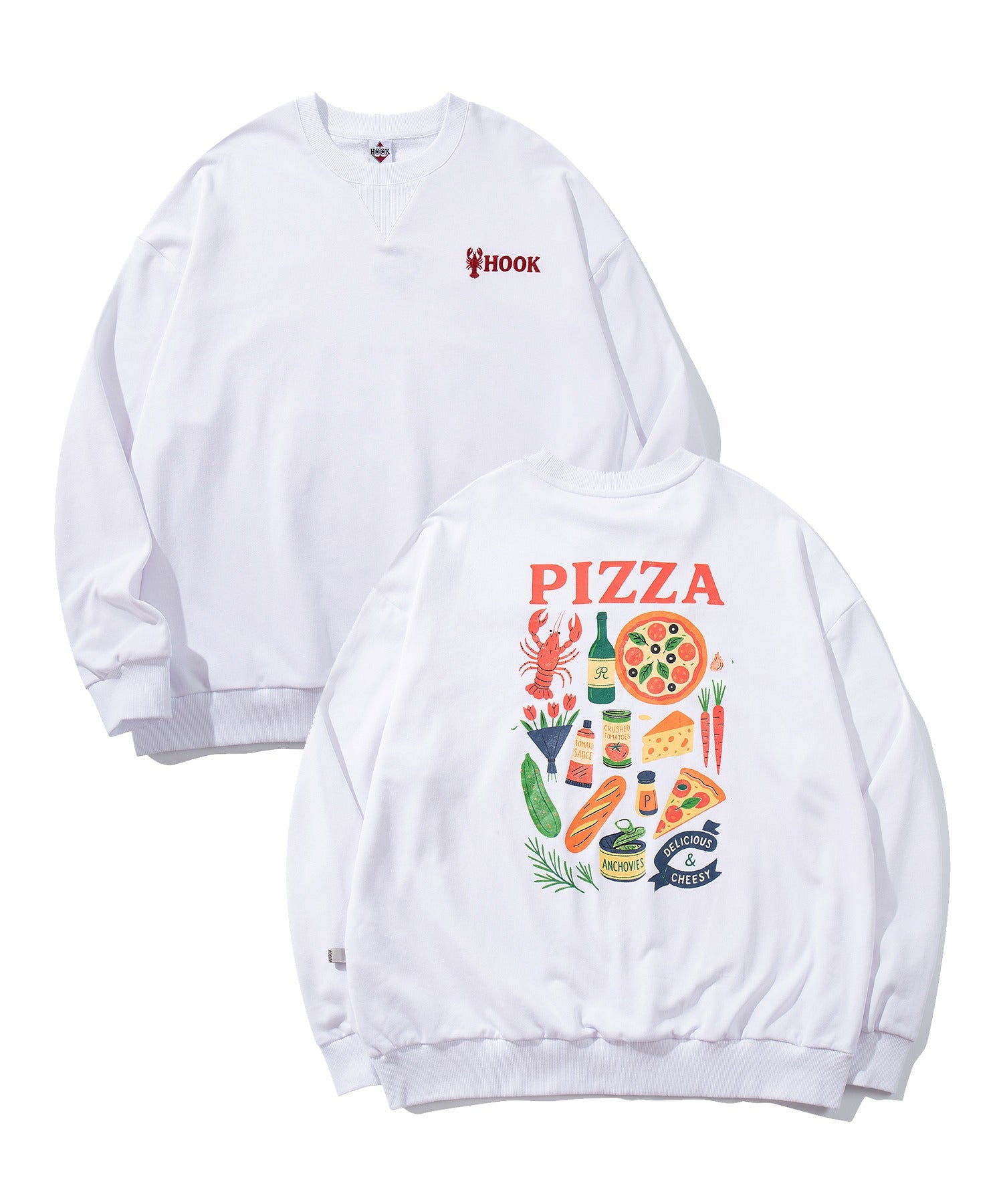 HOOK -original-　PIZZA グラフィックスウェット