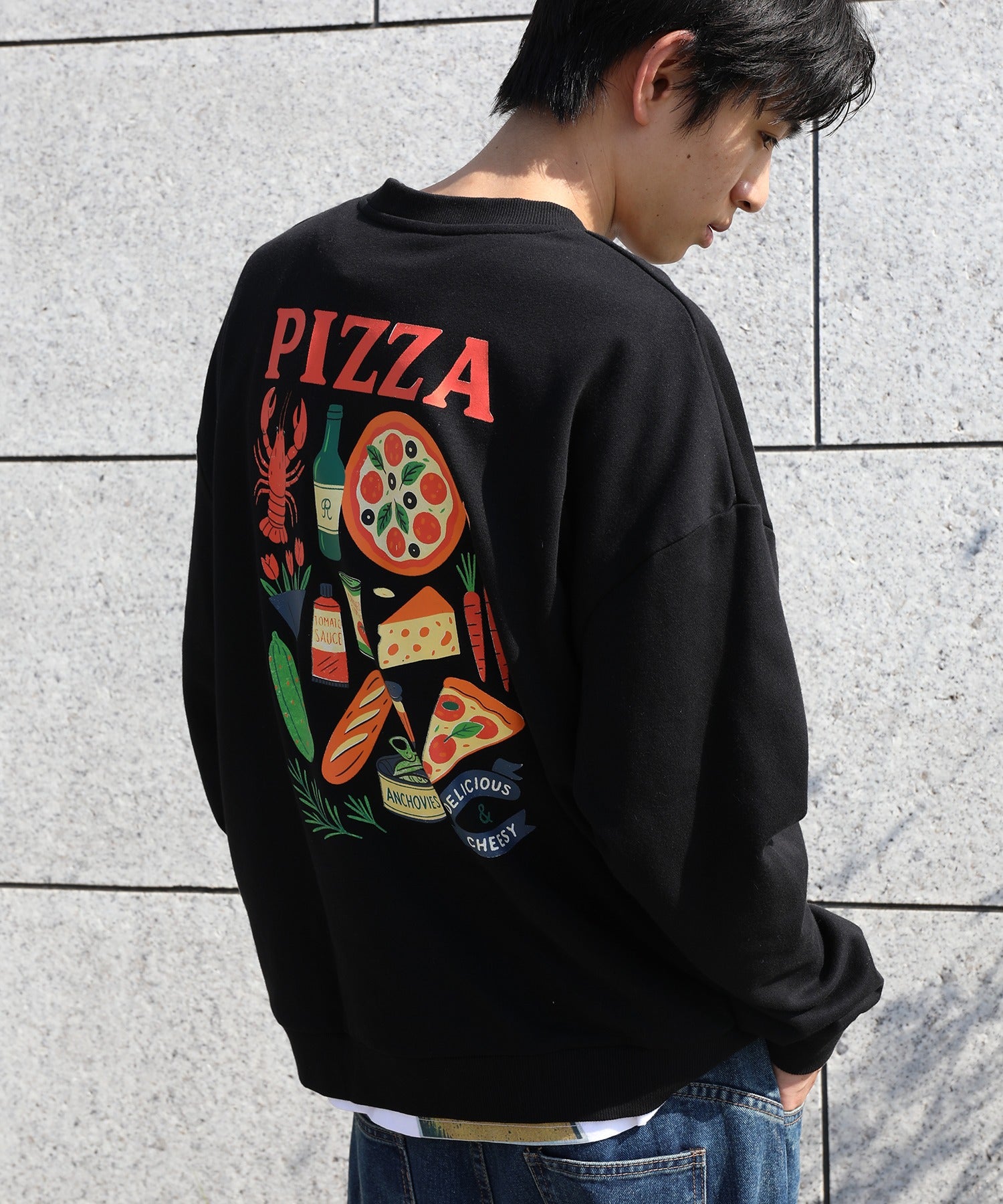 HOOK -original-　PIZZA グラフィックスウェット