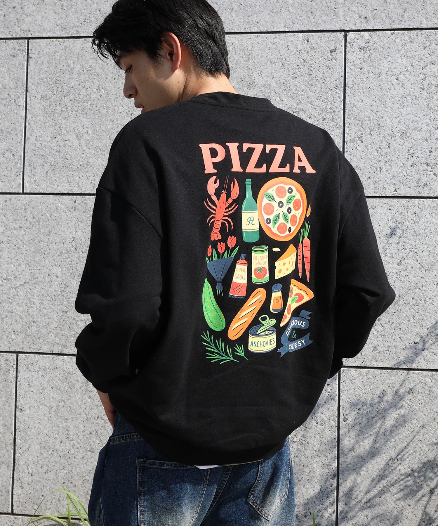 HOOK -original-　PIZZA グラフィックスウェット