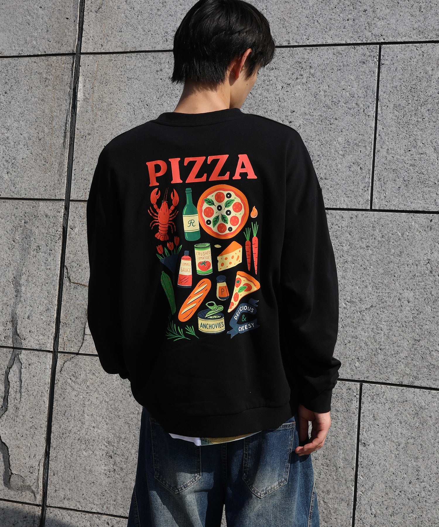 HOOK -original-　PIZZA グラフィックスウェット