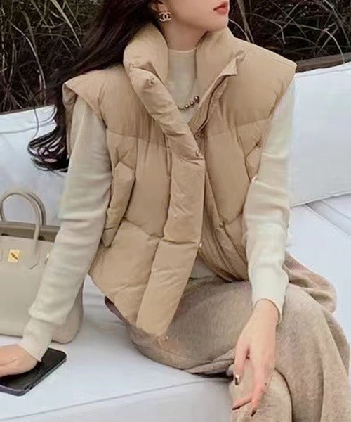 すっきり見えダウンベスト