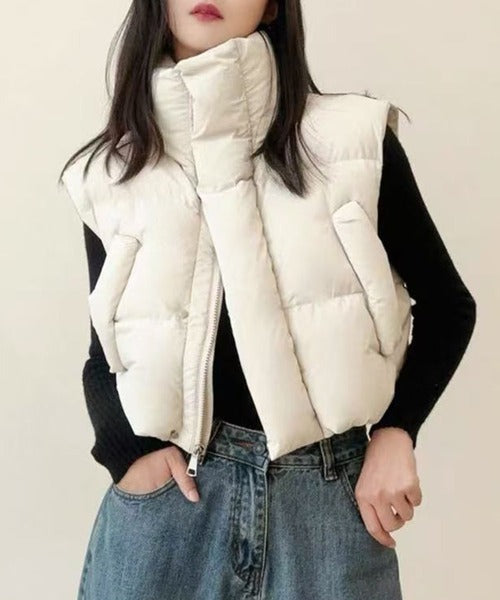 すっきり見えダウンベスト