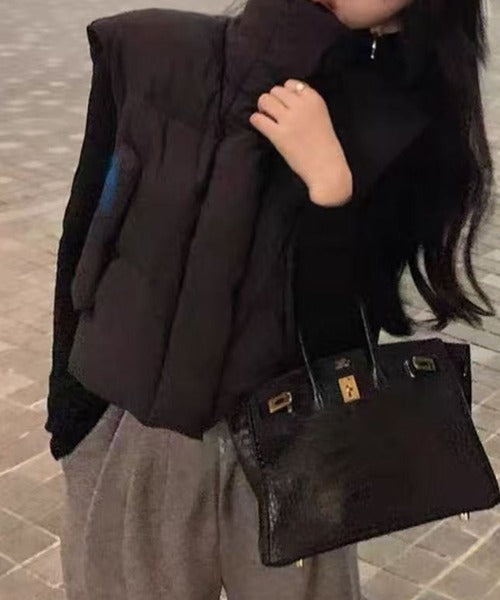 すっきり見えダウンベスト