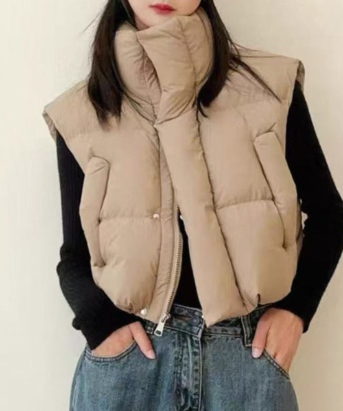 すっきり見えダウンベスト