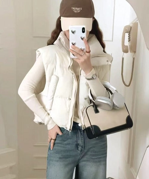 すっきり見えダウンベスト