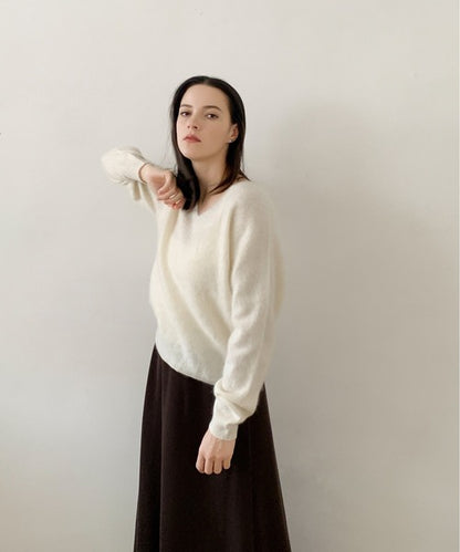 DECADE CLASSIC シャギーニットフルオーバー