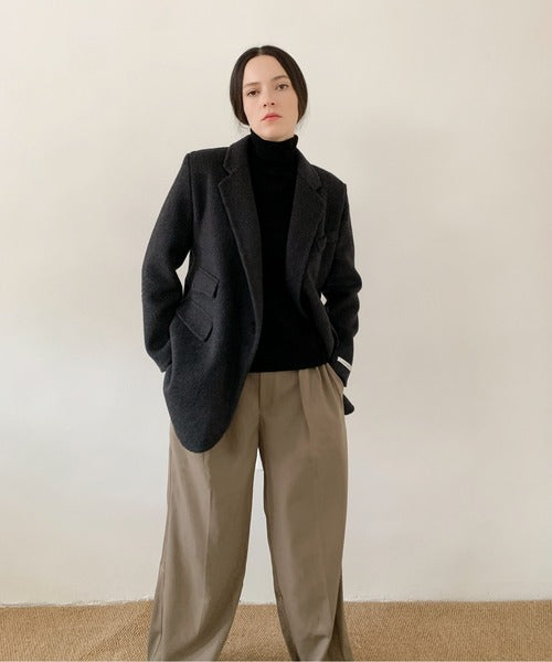 DECADE CLASSIC リバーウールテーラードジャケット