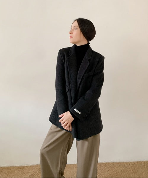 DECADE CLASSIC リバーウールテーラードジャケット