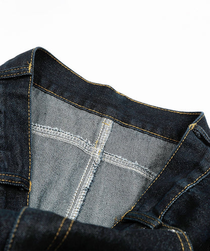 コクーン ペンキ加工 デニムパンツ