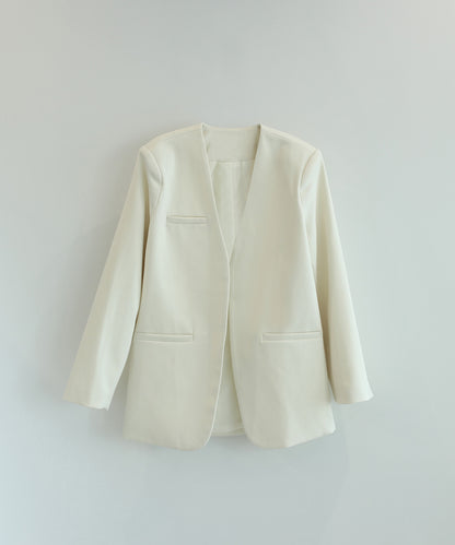 【DECADE CLASSIC】ノーカラー ジャケット