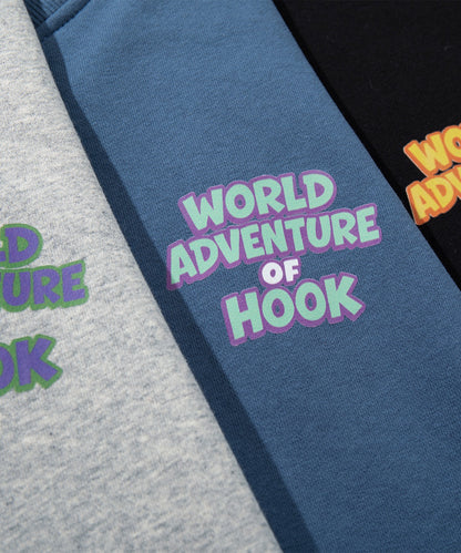 HOOK -original-　アメリカンカートゥーンキャラクターバックプリントスウェット