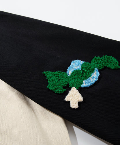 HOOK -original-　アメカジサガラ刺繍スタジャンジャケット