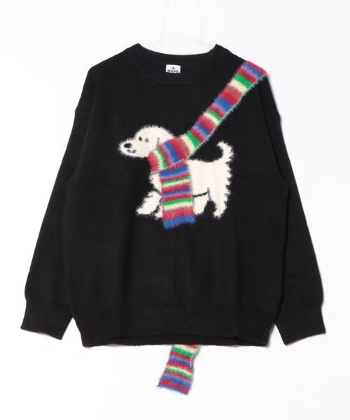 ドッグマフラー ニットセーター
