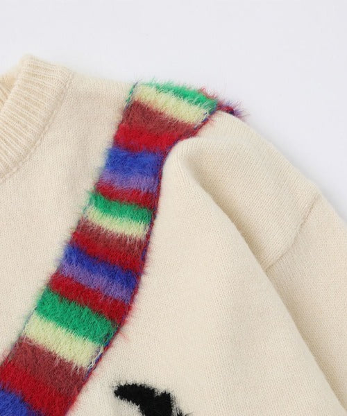 ドッグマフラー ニットセーター