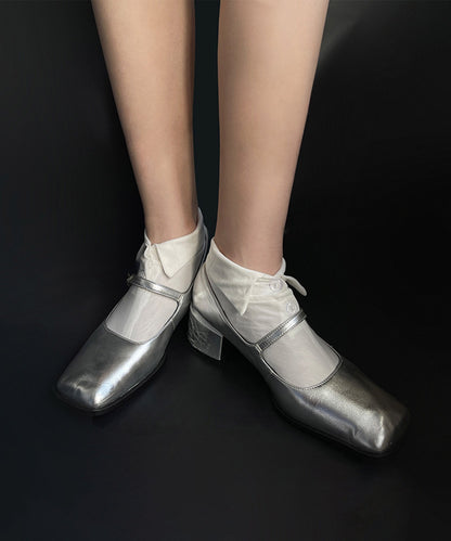 【HOOK】for girls ポロ襟デザイン　ヴィンテージライク 無地ショートソックス