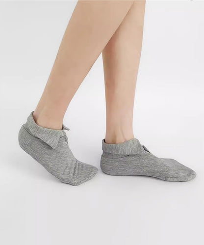 【HOOK】for girls ポロ襟デザイン　ヴィンテージライク 無地ショートソックス