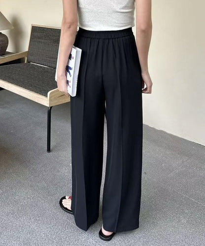 ストレート タック ワイドパンツ