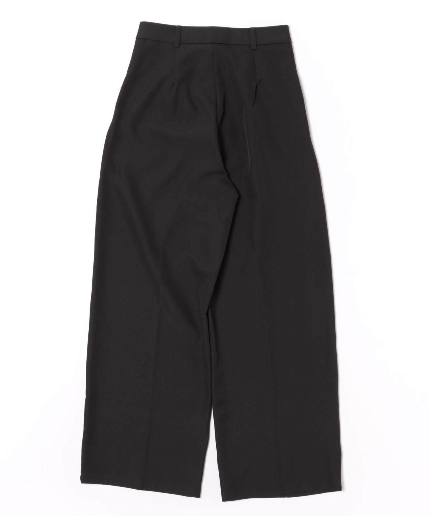 aimoha /ストレート ダブルタック ワイドパンツ