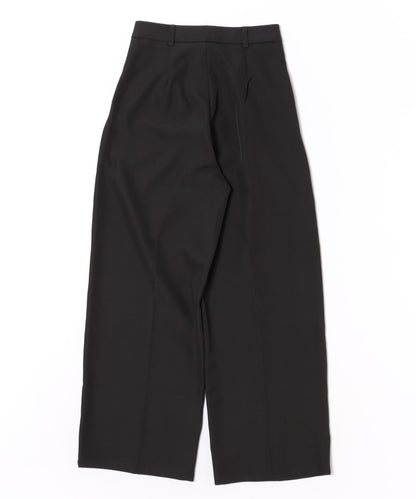 aimoha /ストレート ダブルタック ワイドパンツ