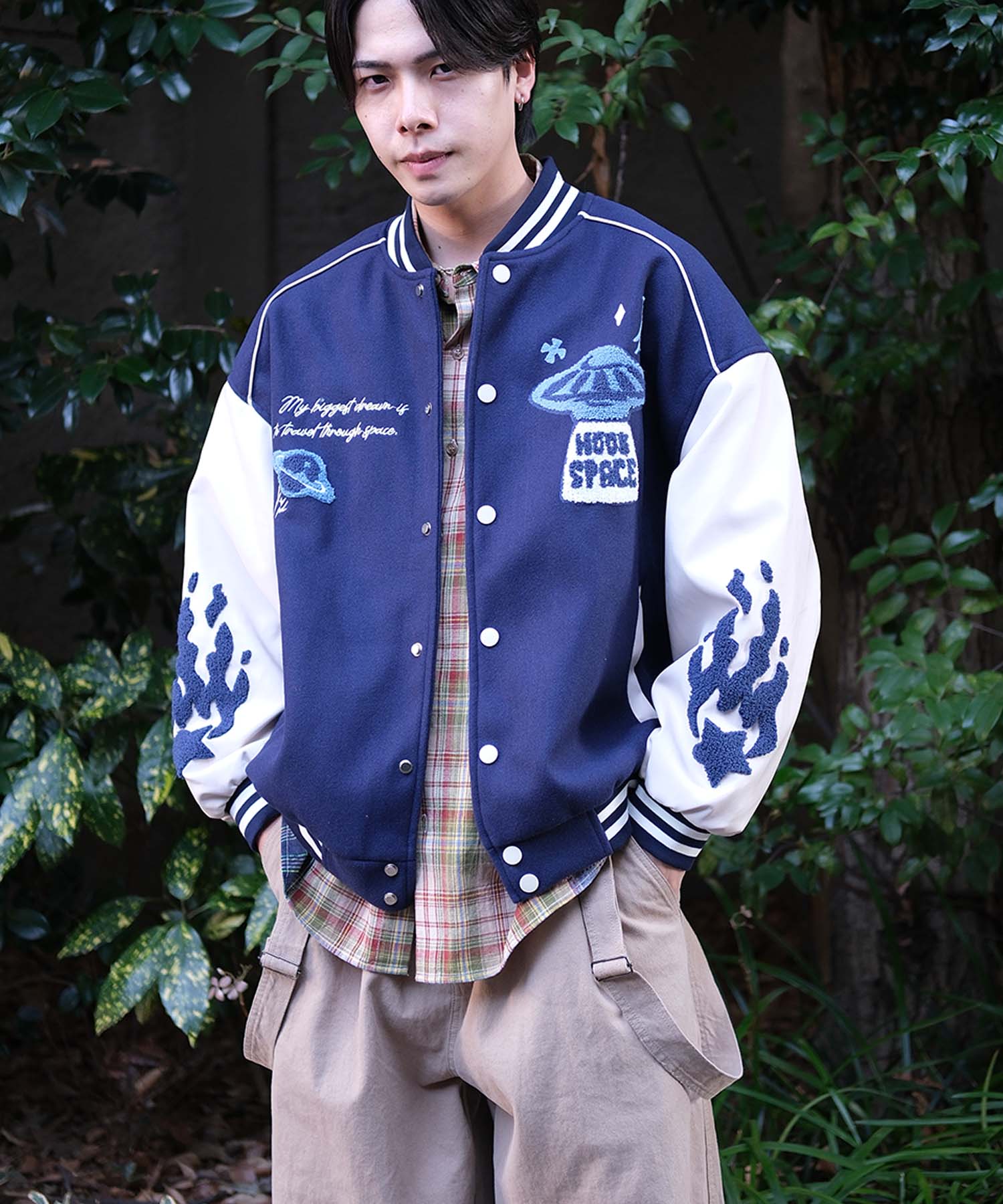 HOOK -original-　サガラ刺繍ワッペンスタジャン