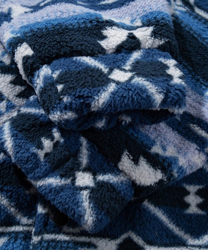 HOOK -original-　民族風幾何学模様ボアジャケット