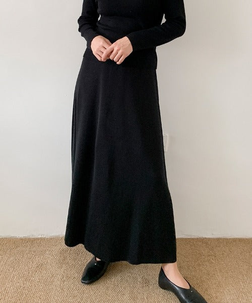 DECADE CLASSIC リヨセルフレアースカート