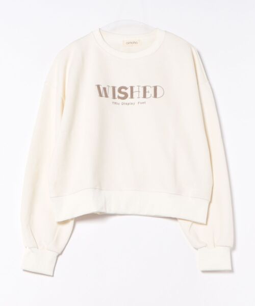 オーバーシルエット ロゴ刺繍 スウェット