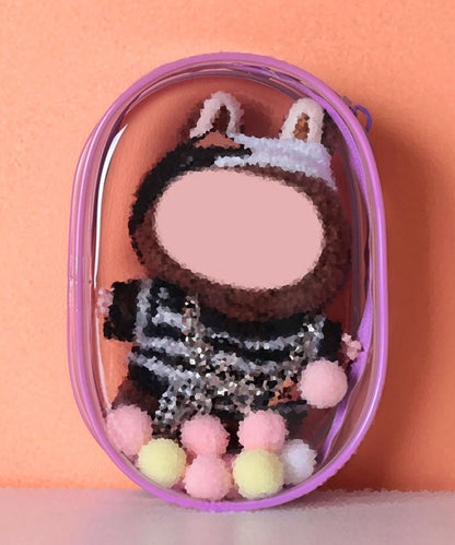 キーホルダー付きクリアポーチ