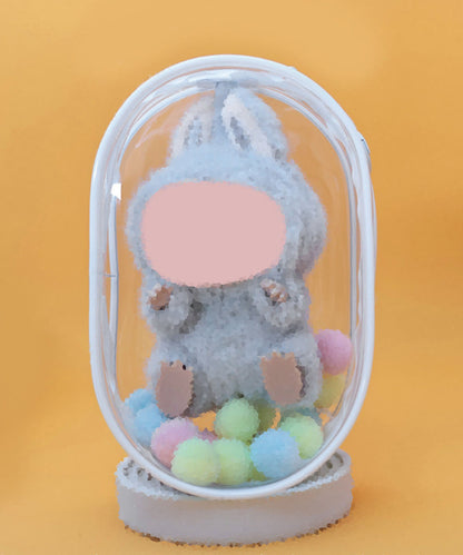 キーホルダー付きクリアポーチ