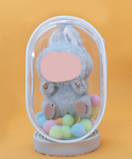 キーホルダー付きクリアポーチ