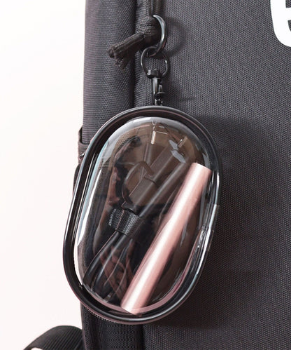 キーホルダー付きクリアポーチ