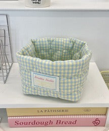 キルティングスモールバスケット