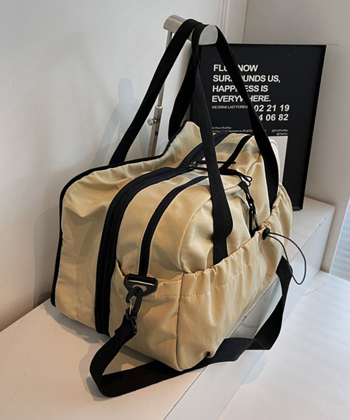 【B.A.G】拡張できるボストンバッグ