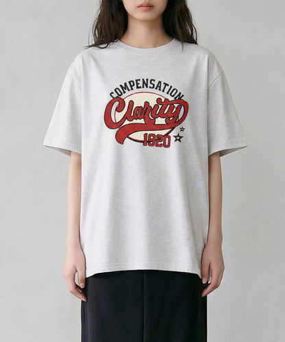 aimoha/ヴィンテージロゴプリントTシャツ