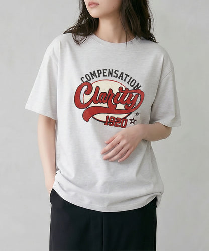 aimoha/ヴィンテージロゴプリントTシャツ