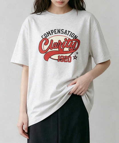 aimoha/ヴィンテージロゴプリントTシャツ