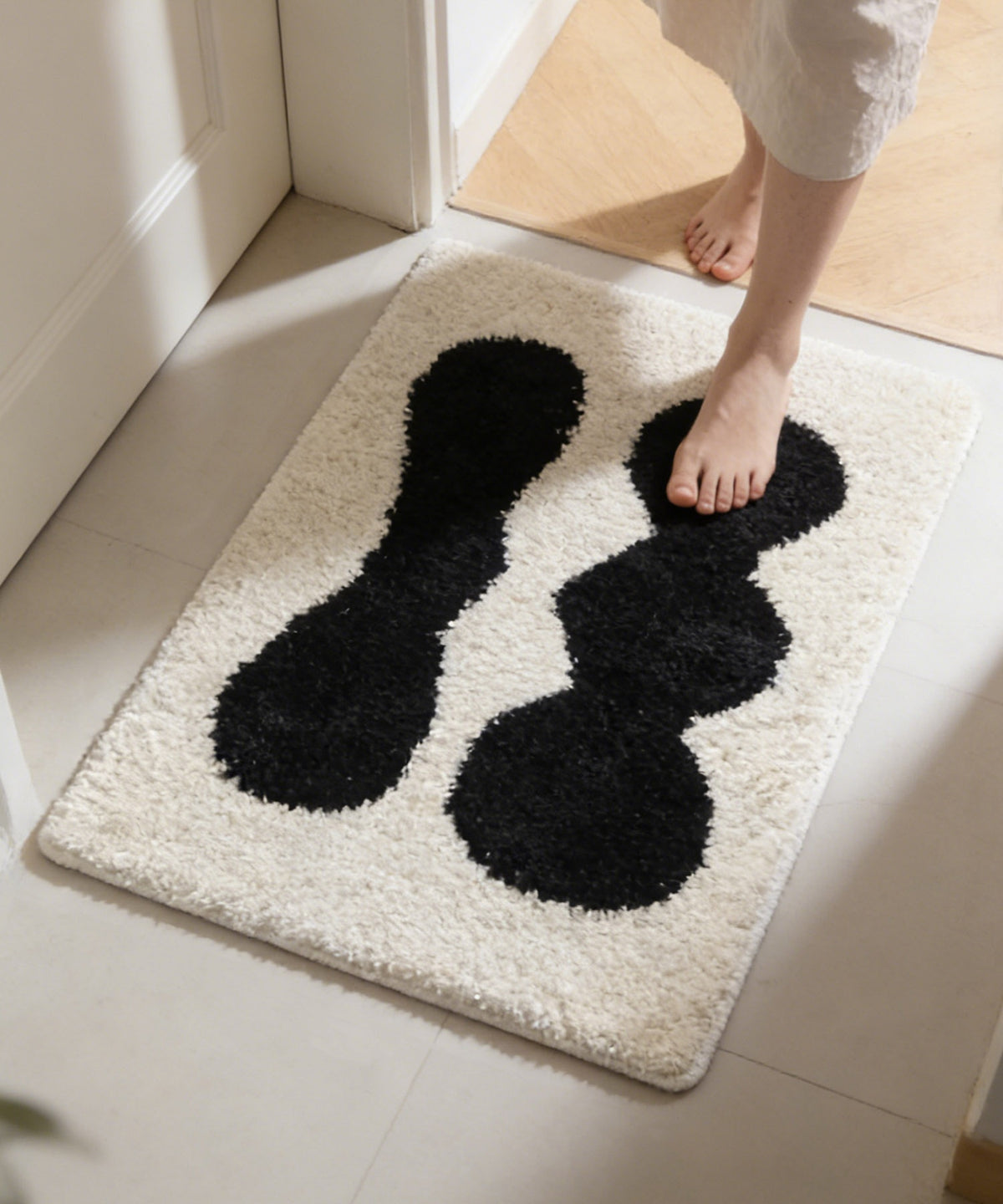 【aimoha HOME】　シンプルデザインラグマット
