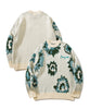 [HOOK -original-] Painting style sunflower jacquard knit