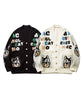 [HOOK -original-] Super cute Sagara embroidery cat pattern V-neck cardigan