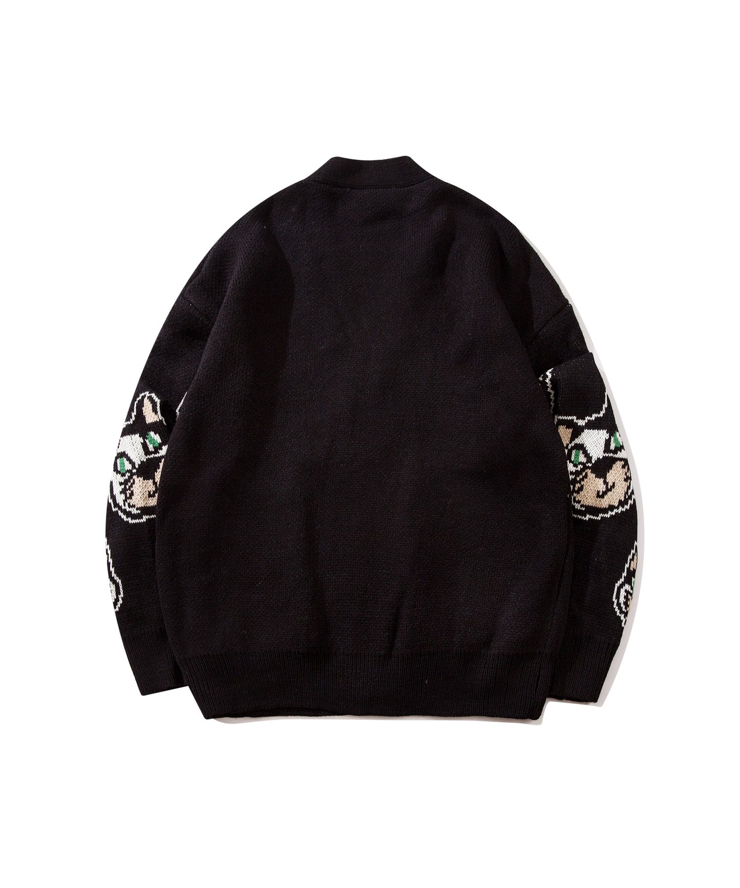 [HOOK -original-] Super cute Sagara embroidery cat pattern V-neck cardigan