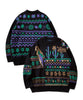 [HOOK -original-] Old clothes style retro style Mexican patchwork pattern knit