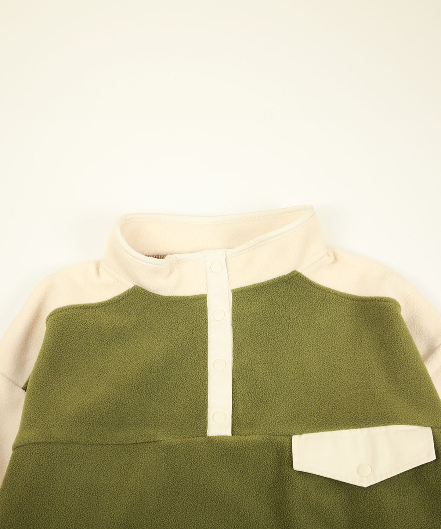 Bicolor fleece dress