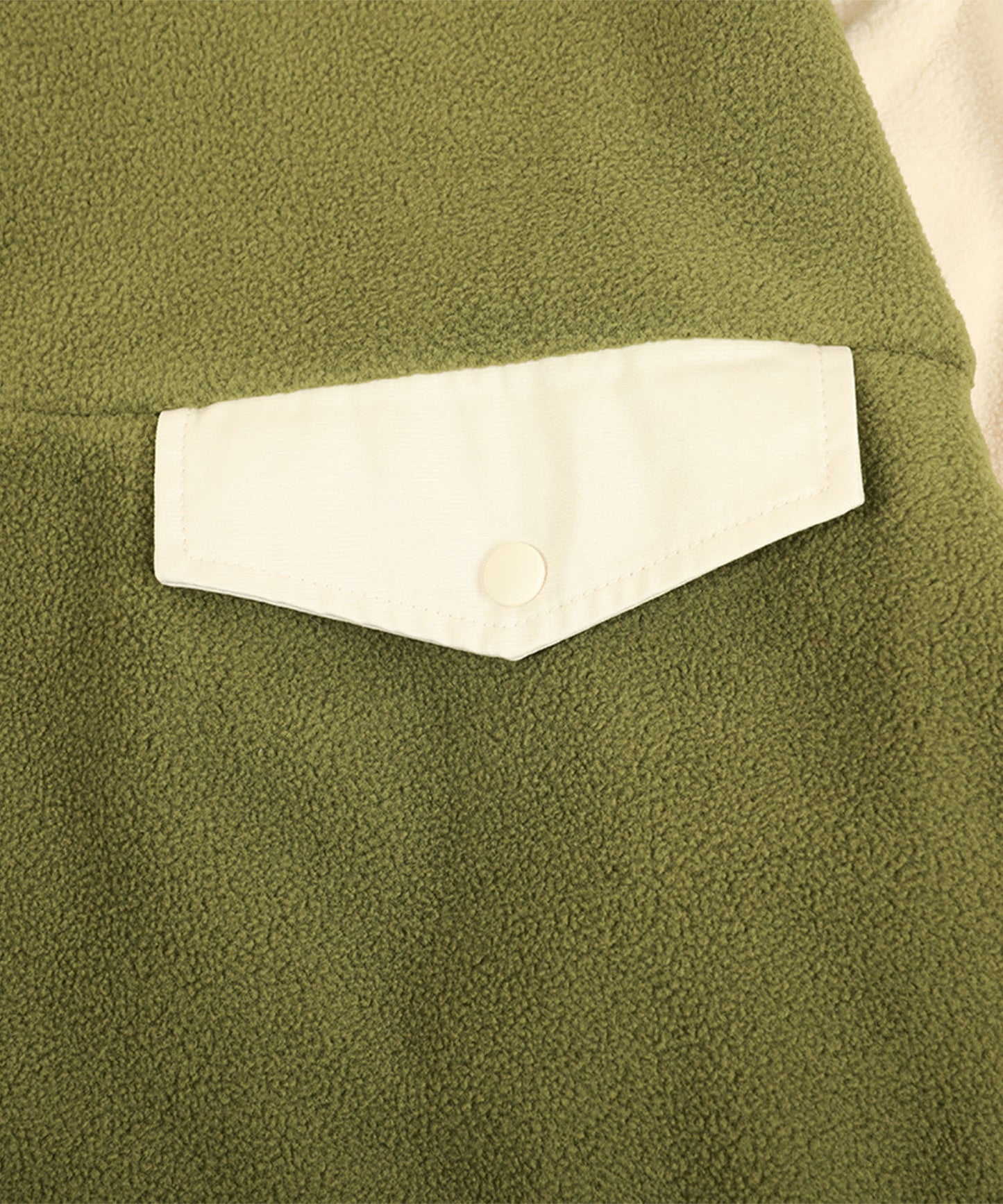 Bicolor fleece dress