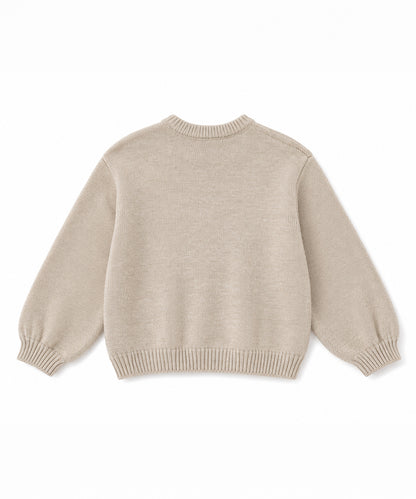 【aimoha KIDS】バレエコア リボンニットプルオーバー
