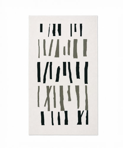 モダン柄ラグマット 80×160cm
