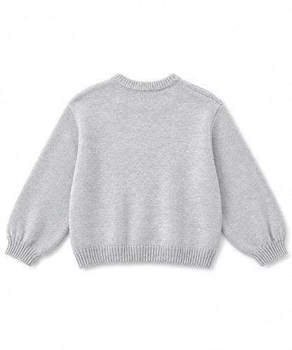 【aimoha KIDS】バレエコア リボンニットプルオーバー
