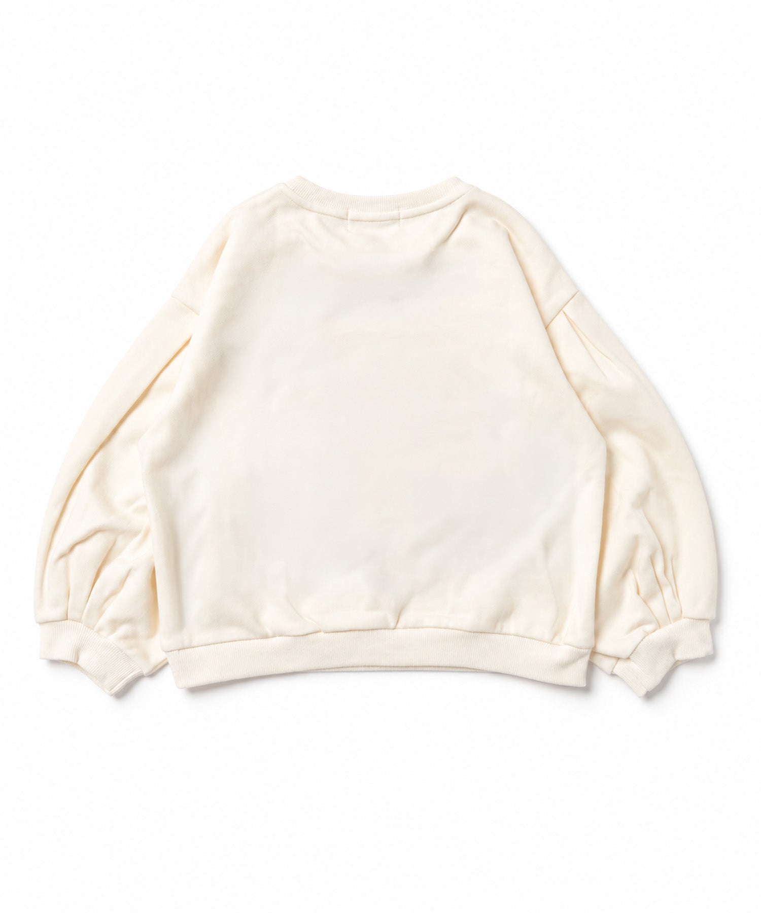 【aimoha KIDS】【90-130cm】いちごプリントパフスリーブ長袖Tシャツ