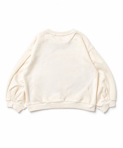 【aimoha KIDS】【90-130cm】いちごプリントパフスリーブ長袖Tシャツ