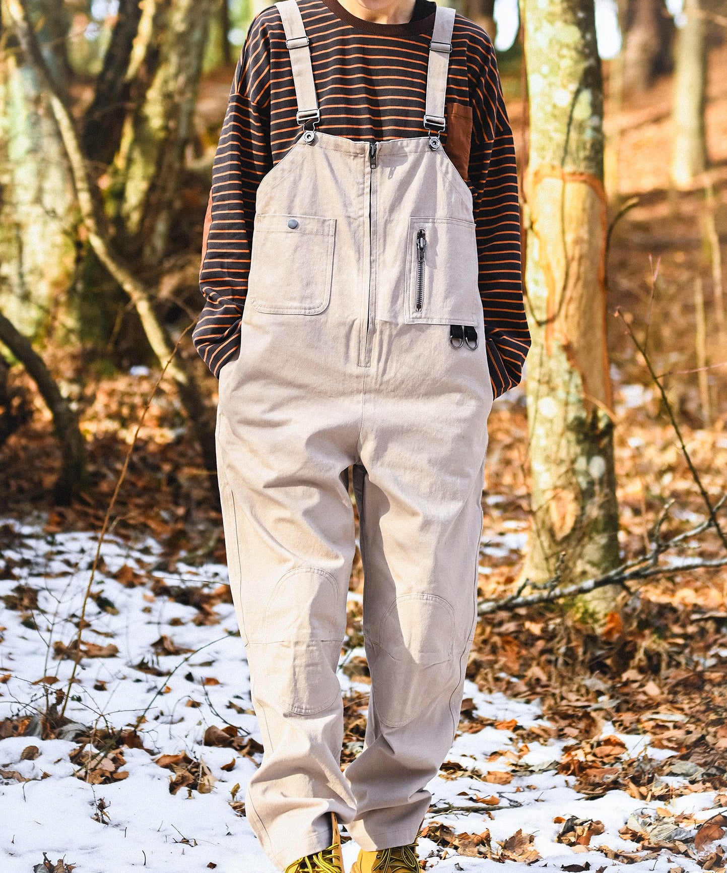 HALF ZIP BIG OVERALL