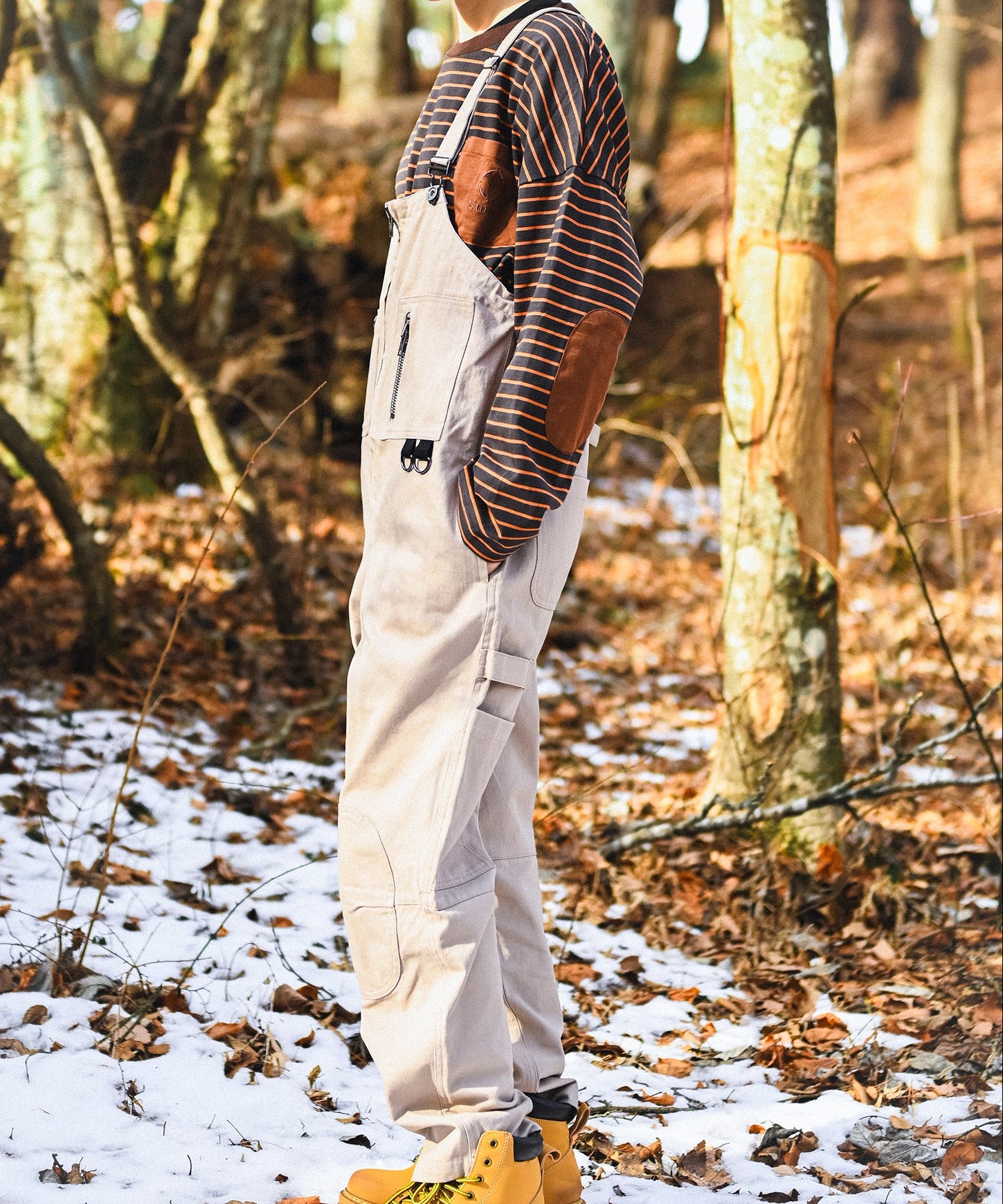 HALF ZIP BIG OVERALL